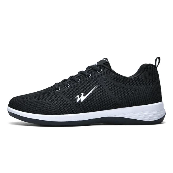 Binary Low-Top Running Shoes Men's Black White
