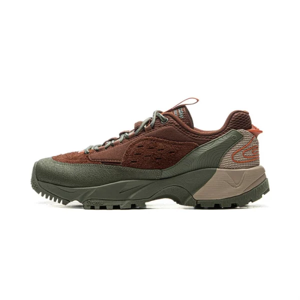 LiNing CF Su Xi Xingye V2 Cushioning Wear-Resistant Low-Top Outdoor Trekking Shoes Men's Tan