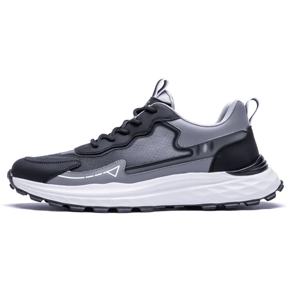 15 MINS Casual Shoes Men Low-Top Black Gray Color