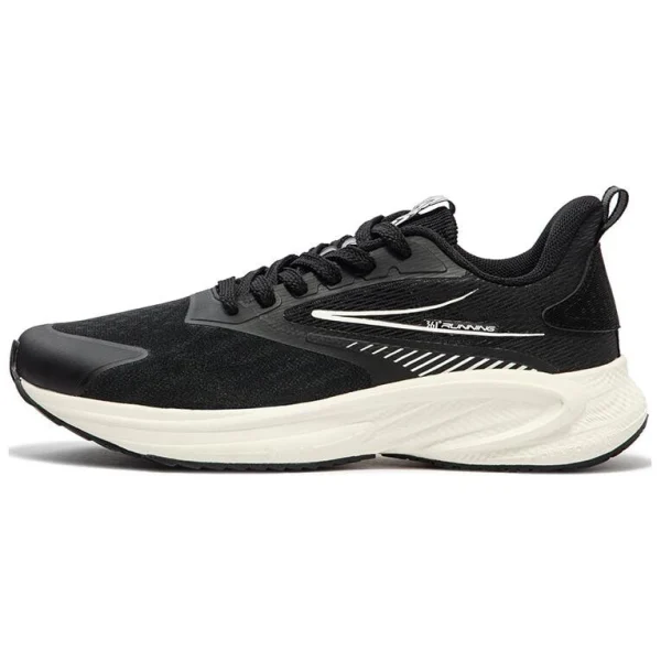361° Speed Cushioning Wear-Resistant Low-Top Running Shoes Men's Black White