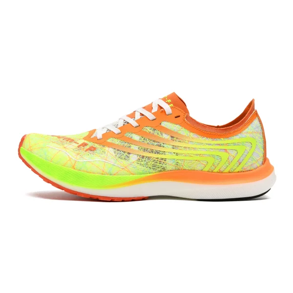 100m-F.P Low-Top Running Shoes Unisex Fluorescent Summer Orange