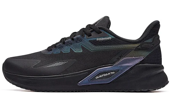 361° Wear-Resistant Slip-Resistant Low-Top Casual Shoes Women's Obsidian Black