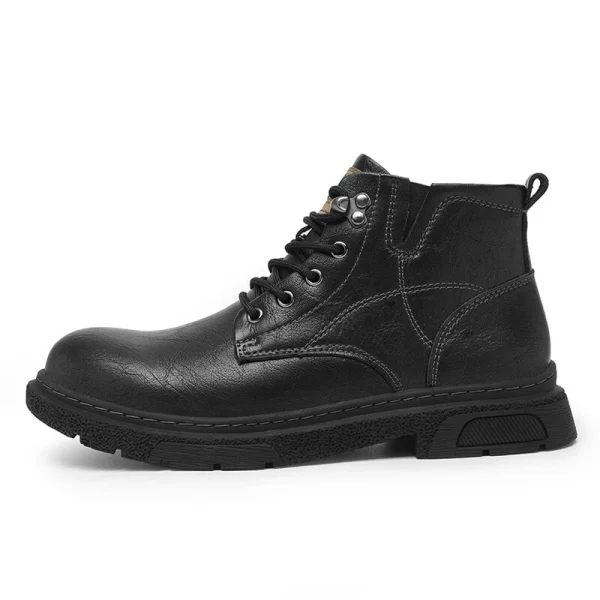 Bull Charm Anti-Slip Wear-Resistant Mid-Top Casual Shoes Men's