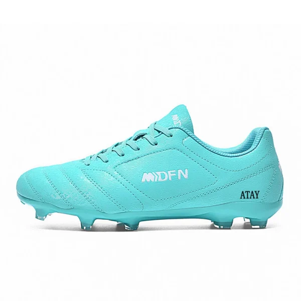 ATAY Anti-Slip Wear-Resistant Soccer Shoes Unisex Aqua