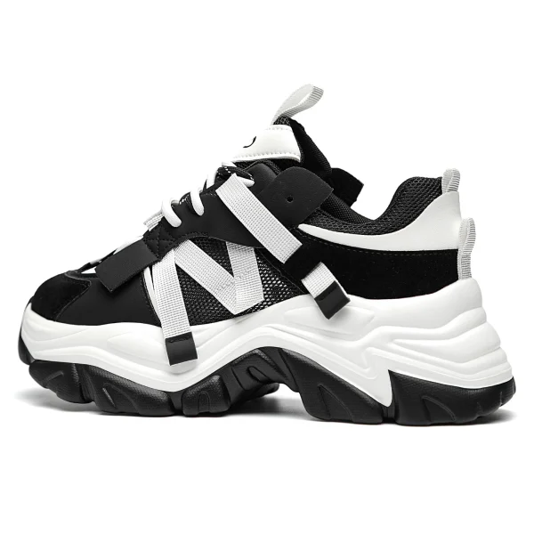 ORD Chunky Sneakers Unisex Low-Top Black