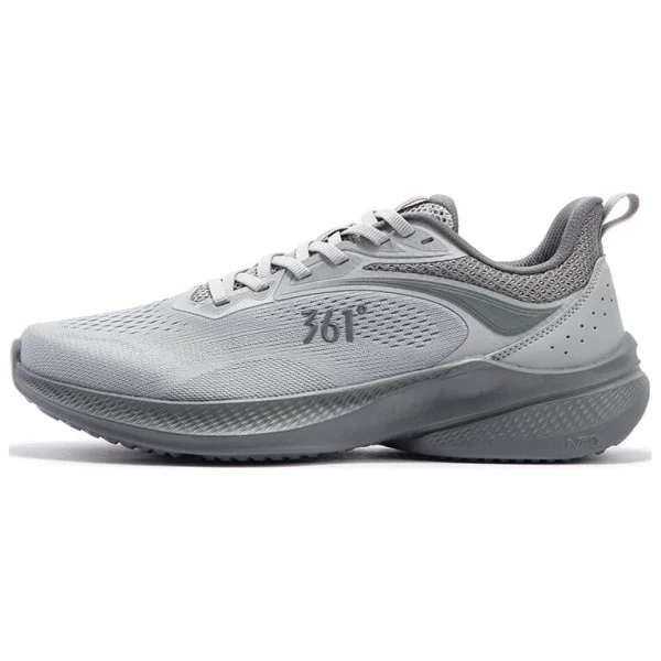 361° Anti-Slip And Wear-Resistant Breathable Low-Top Sprint Running Shoes Men's Gray