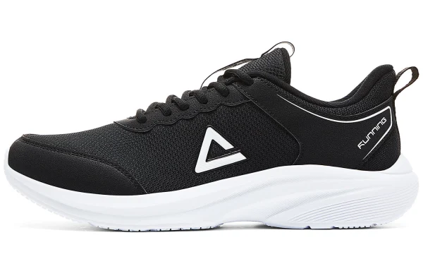PEAK Volkswagen Running Shoes Cushioning Rebound Wear-Resistant Slip-Resistant Low-Top Running Shoes Men's Black Baymax
